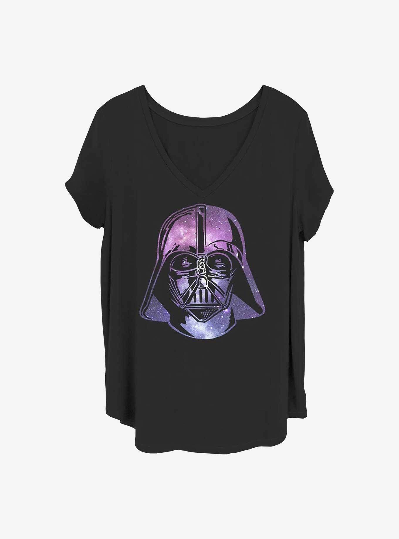 Star Wars Vader Space Helmet Girls T-Shirt Plus