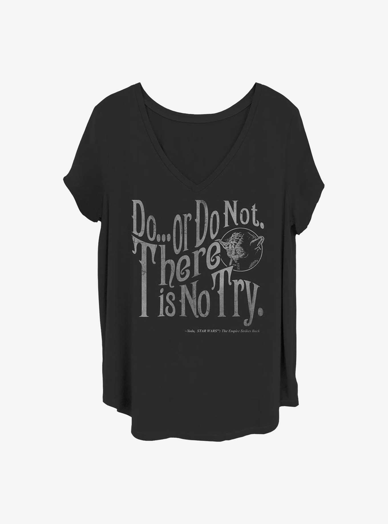 Star Wars Yodaisms Girls T-Shirt Plus Size, BLACK, hi-res