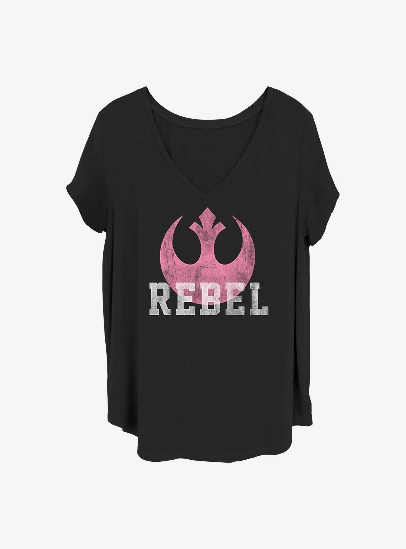 Star Wars: Episode VII - The Force Awakens Rebel Girls T-Shirt Plus Size, , hi-res