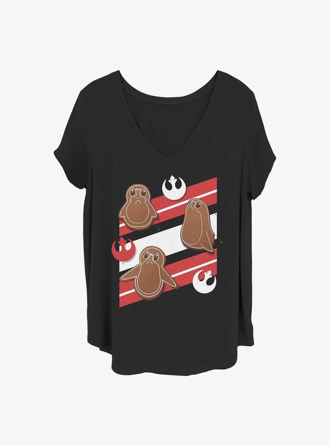 Star Wars: The Last Jedi Ginger Porgs Girls T-Shirt Plus Size, BLACK, hi-res