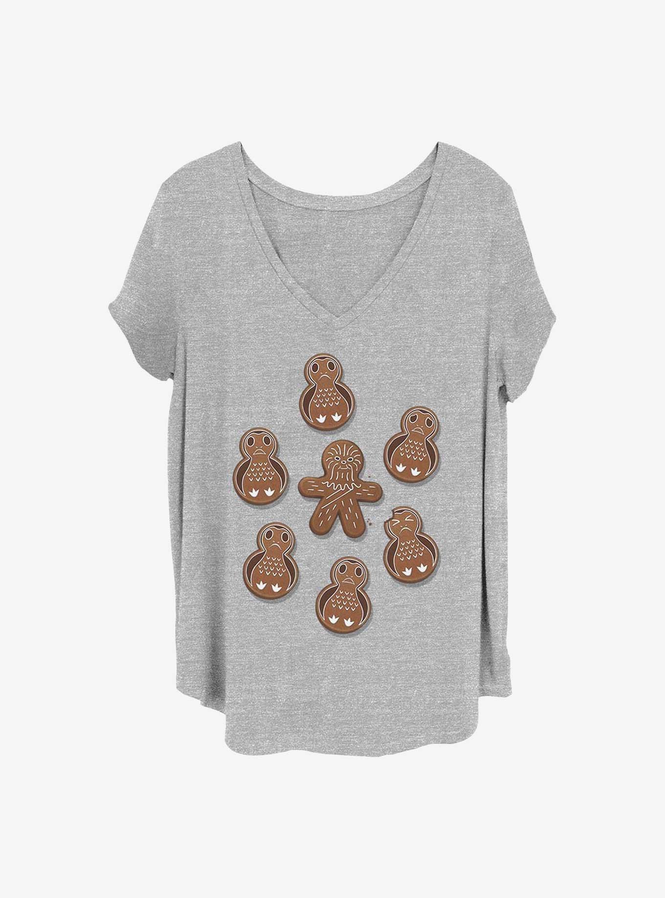 Star Wars: The Last Jedi Porg Chewie Cookies Girls T-Shirt Plus Size, , hi-res