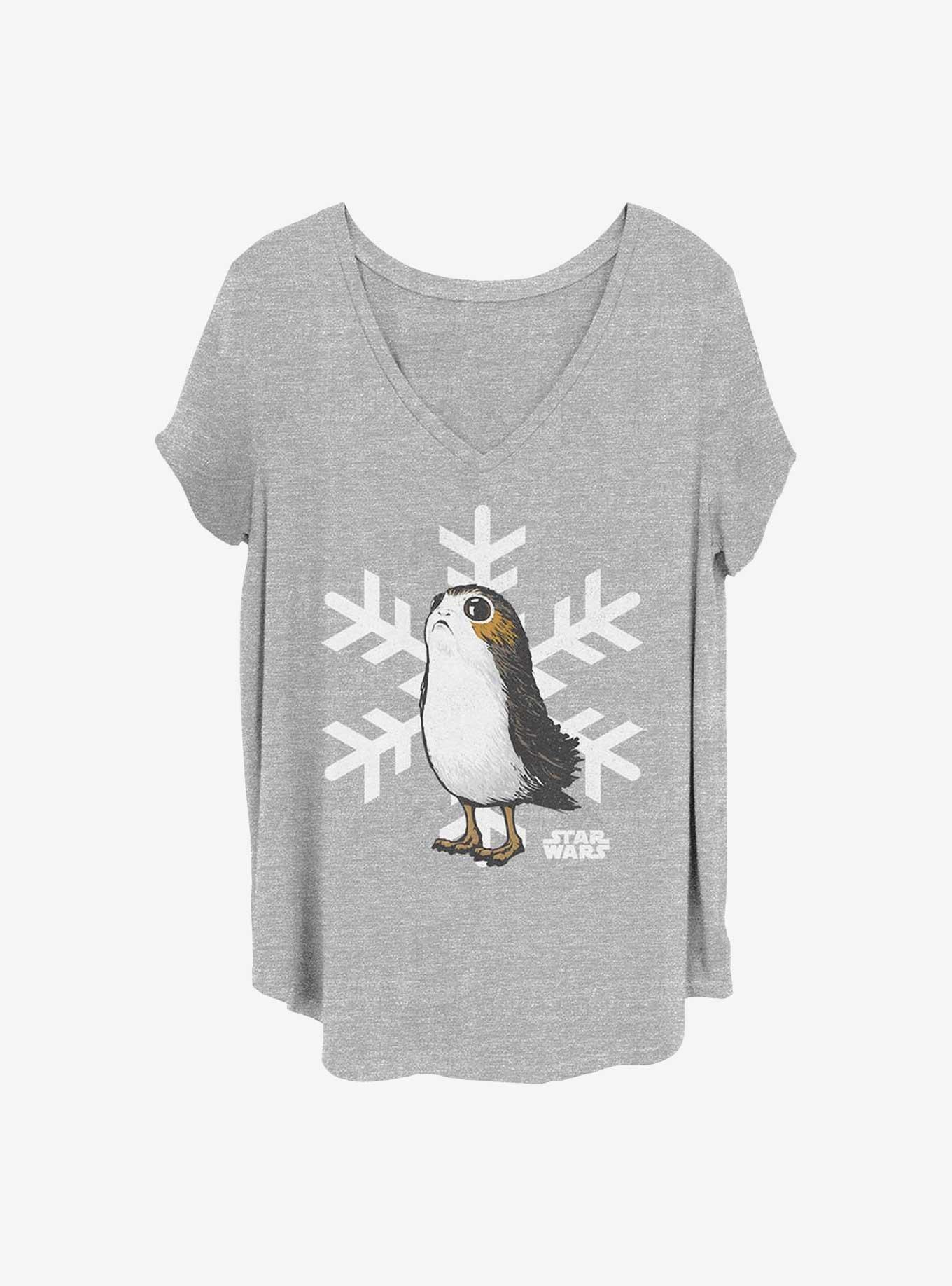 Star Wars: The Last Jedi Porg Snowflake Girls T-Shirt Plus Size, , hi-res