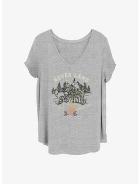 Disney Tinker Bell Camp Never Land Girls T-Shirt Plus Size, HEATHER GR, hi-res