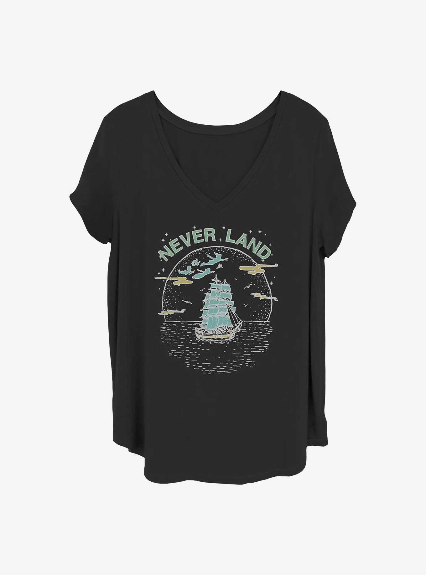 Disney Tinker Bell Never Lines Girls T-Shirt Plus Size
