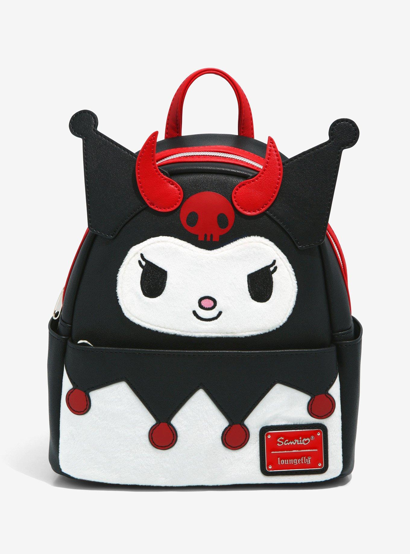 Loungefly Sanrio Kuromi Devil Mini Backpack 2022 HT Expo Exclusive, , hi-res