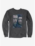 Outlander Claire And Jamie Faces Sweatshirt, CHARCOAL HEATHER, hi-res