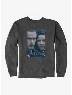 Outlander Claire And Jamie Faces Sweatshirt, CHARCOAL HEATHER, hi-res