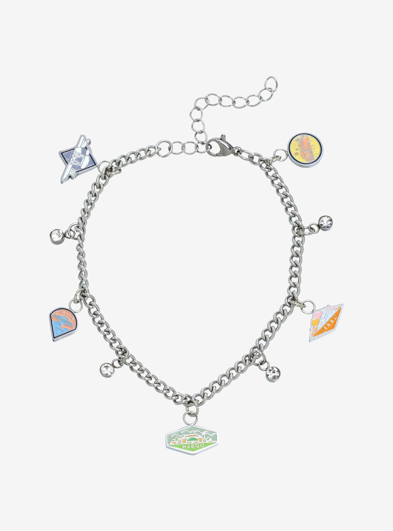 Her Universe Star Wars Planets Charm Bracelet, , hi-res