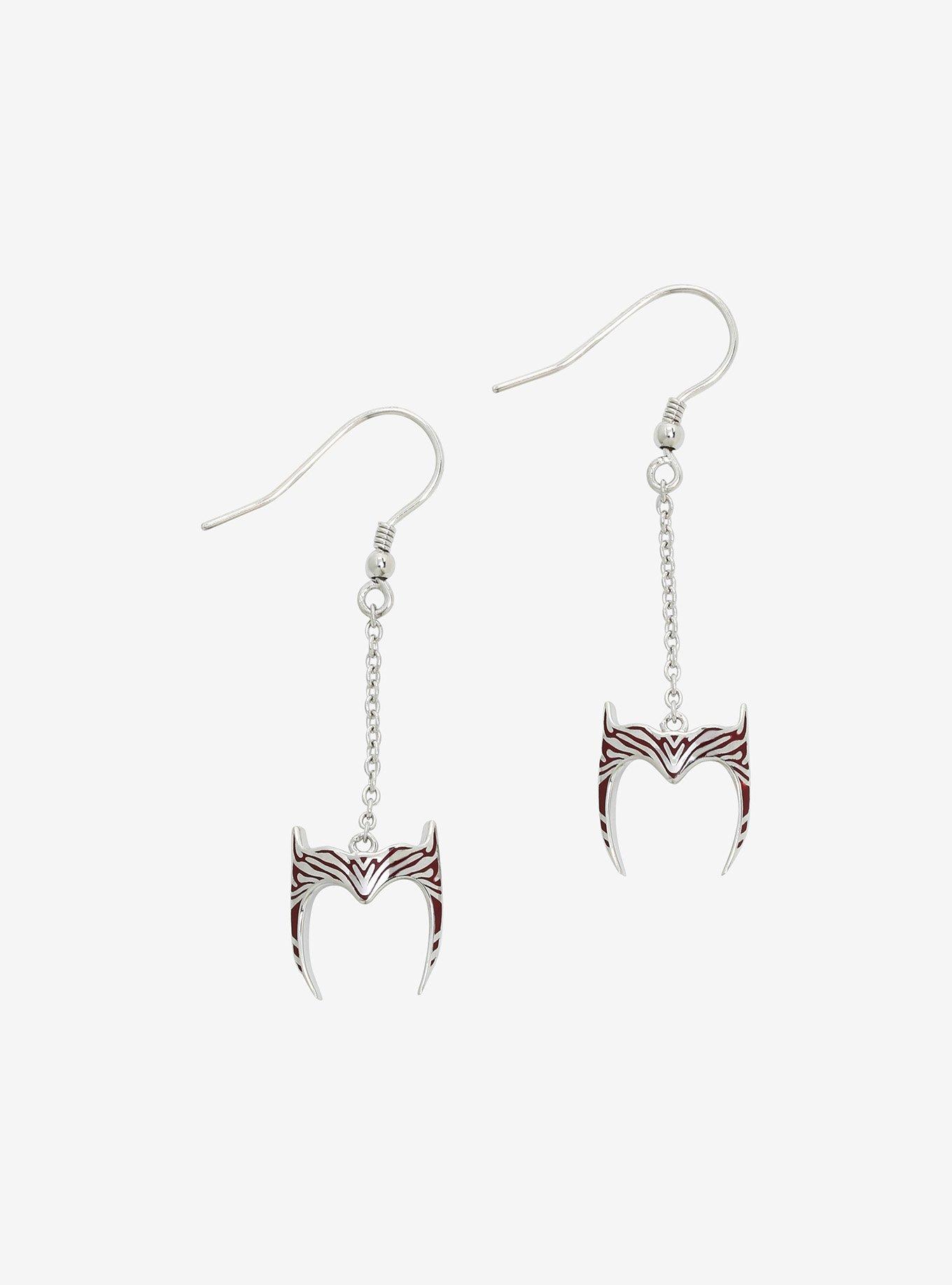 Set Collana E Orecchini Marvel Wandavision - Ciondolo S.W.O.R.D. Ufficiale