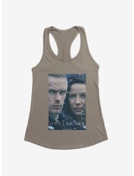 Outlander Claire And Jamie Faces Girls Tank, WARM GRAY, hi-res