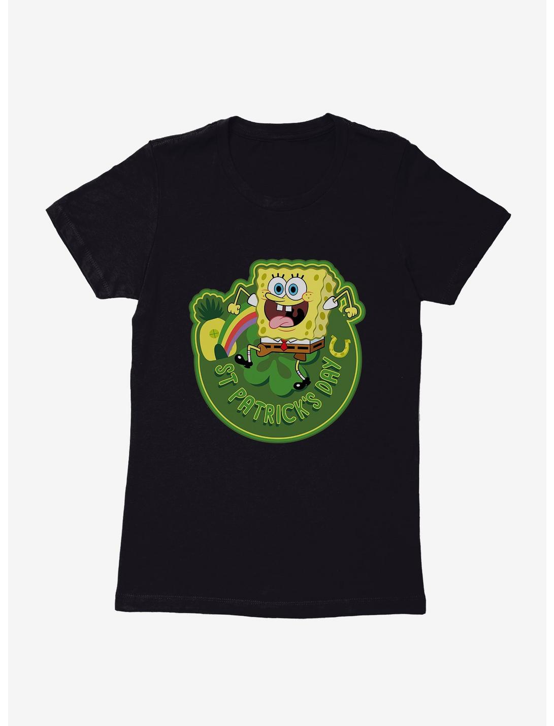 SpongeBob SquarePants St. Patrick's Day Icon Womens T-Shirt, , hi-res