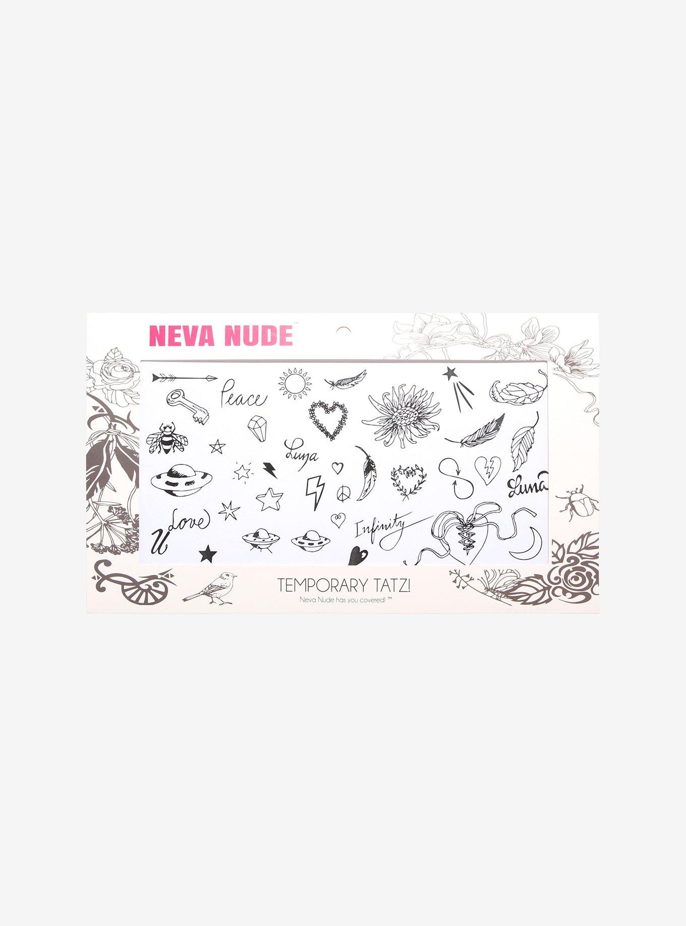 Line Art Doodle Temporary Tattoos, , hi-res
