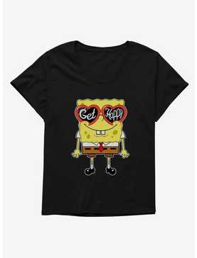 SpongeBob SquarePants Get Happy Womens T-Shirt Plus Size, , hi-res