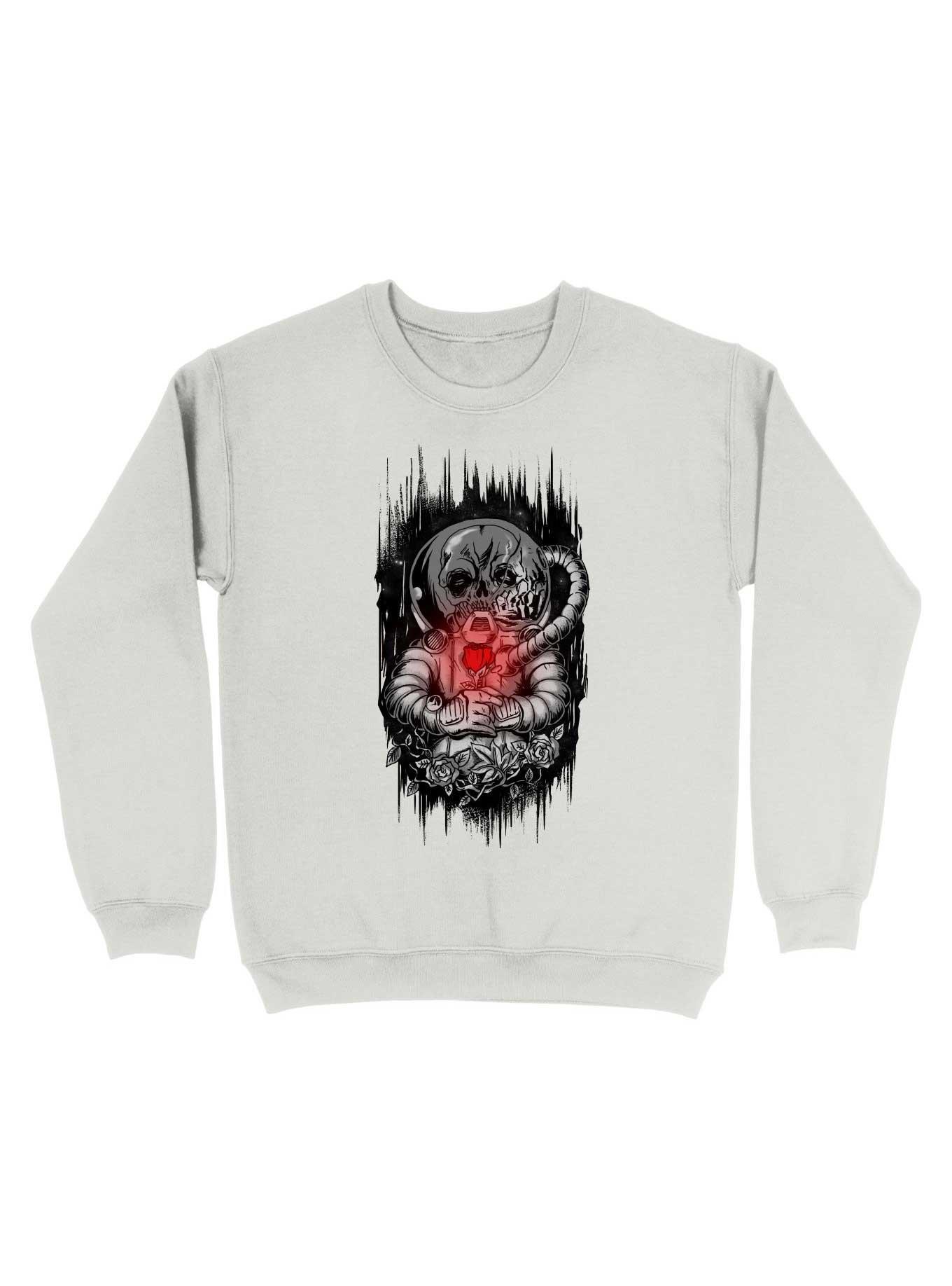 Dead In Space Sweatshirt, WHITE, hi-res