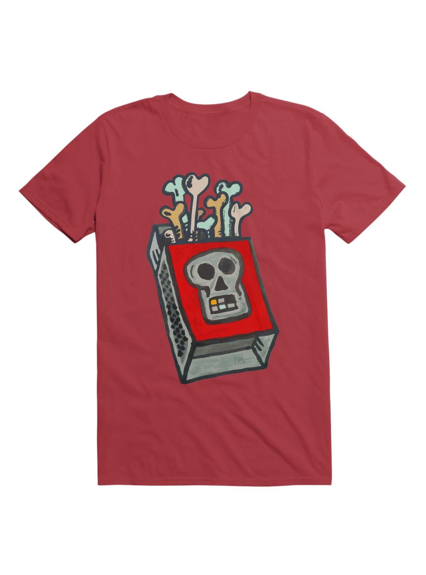 Bonesticks T-Shirt, RED, hi-res