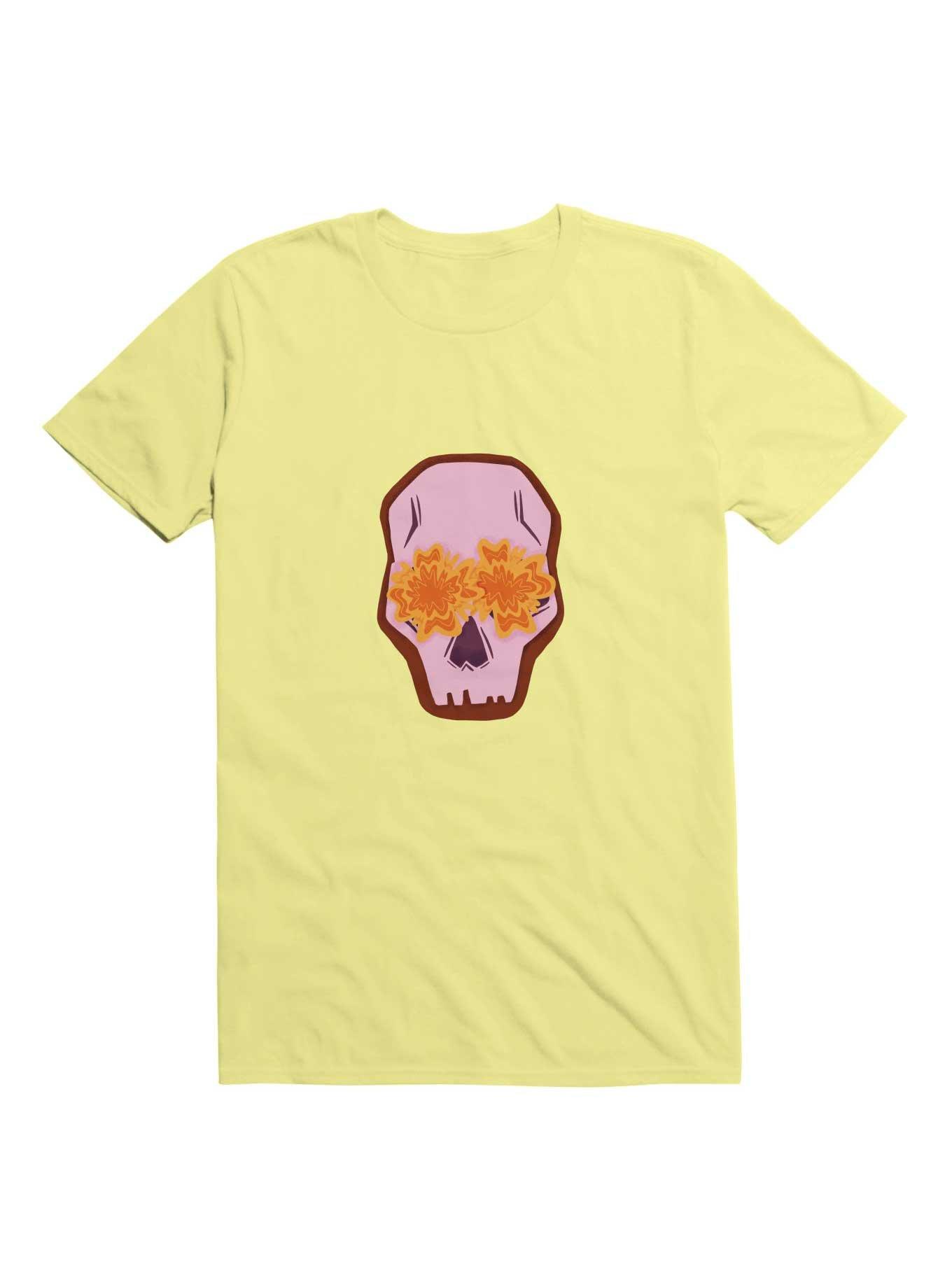 Flowers Skull T-Shirt, , hi-res