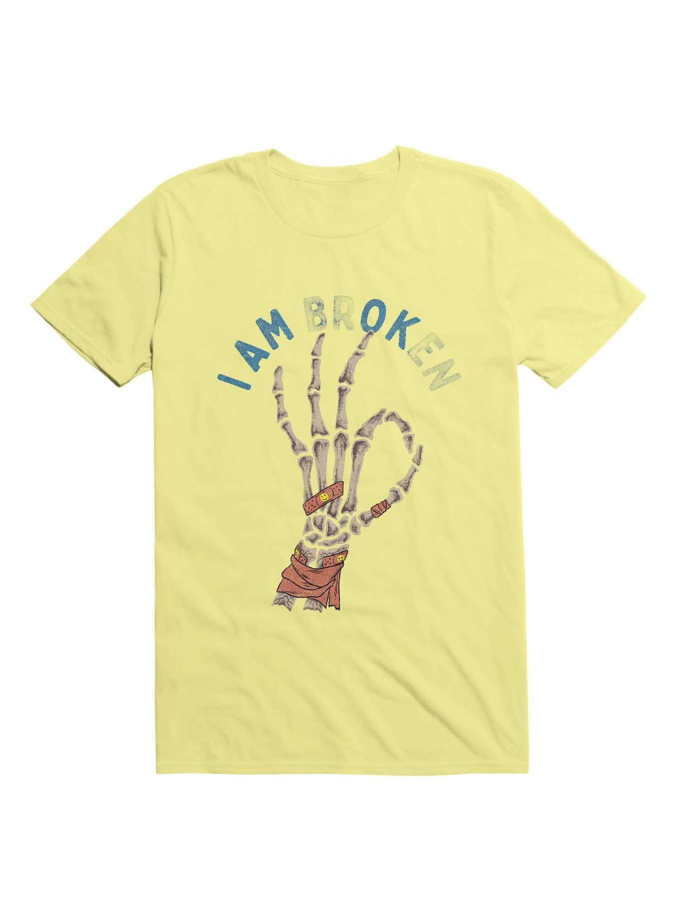 I Am Br(Ok)En T-Shirt, CORN SILK, hi-res