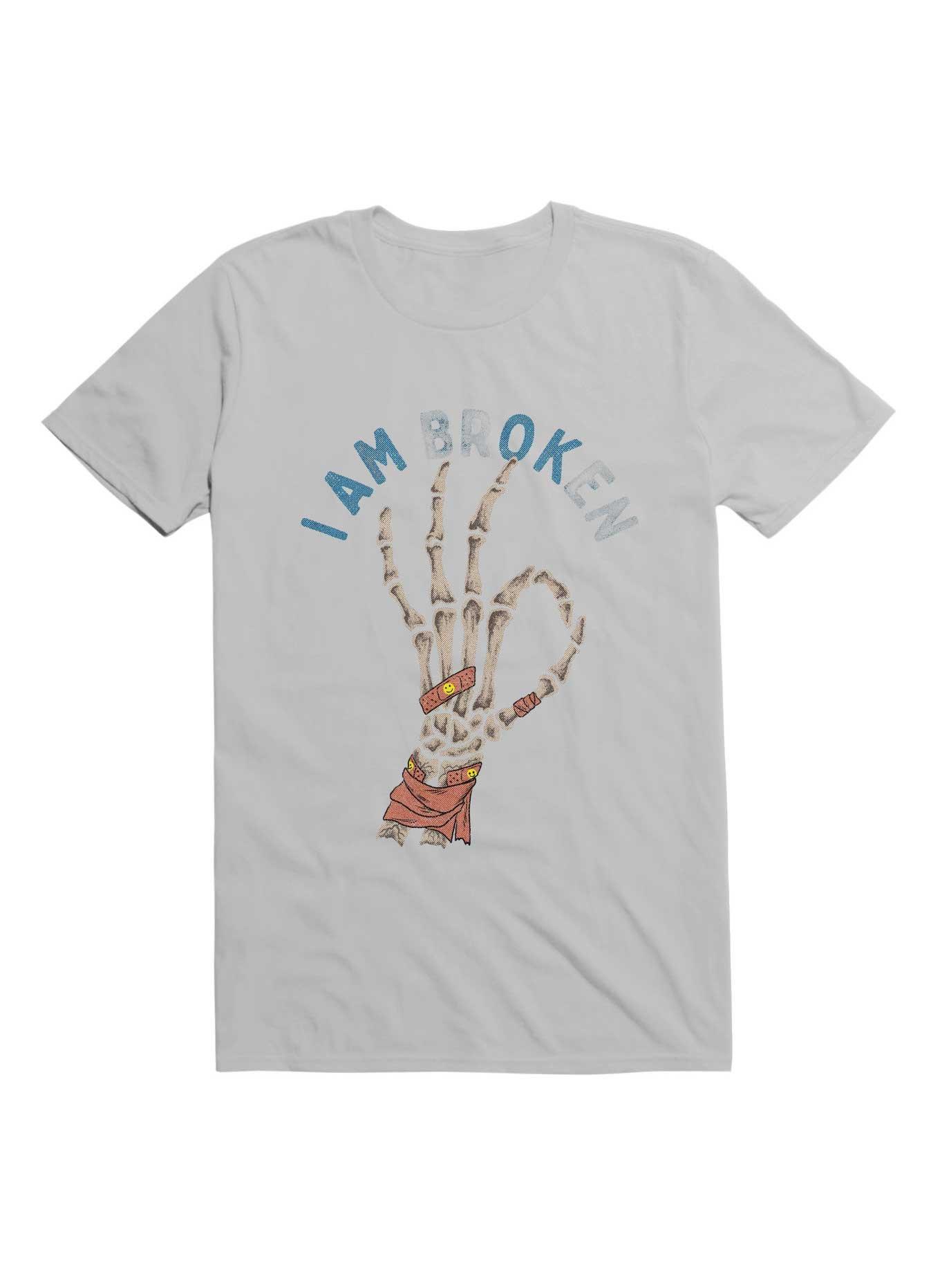 I Am Br(Ok)En T-Shirt, ICE GREY, hi-res