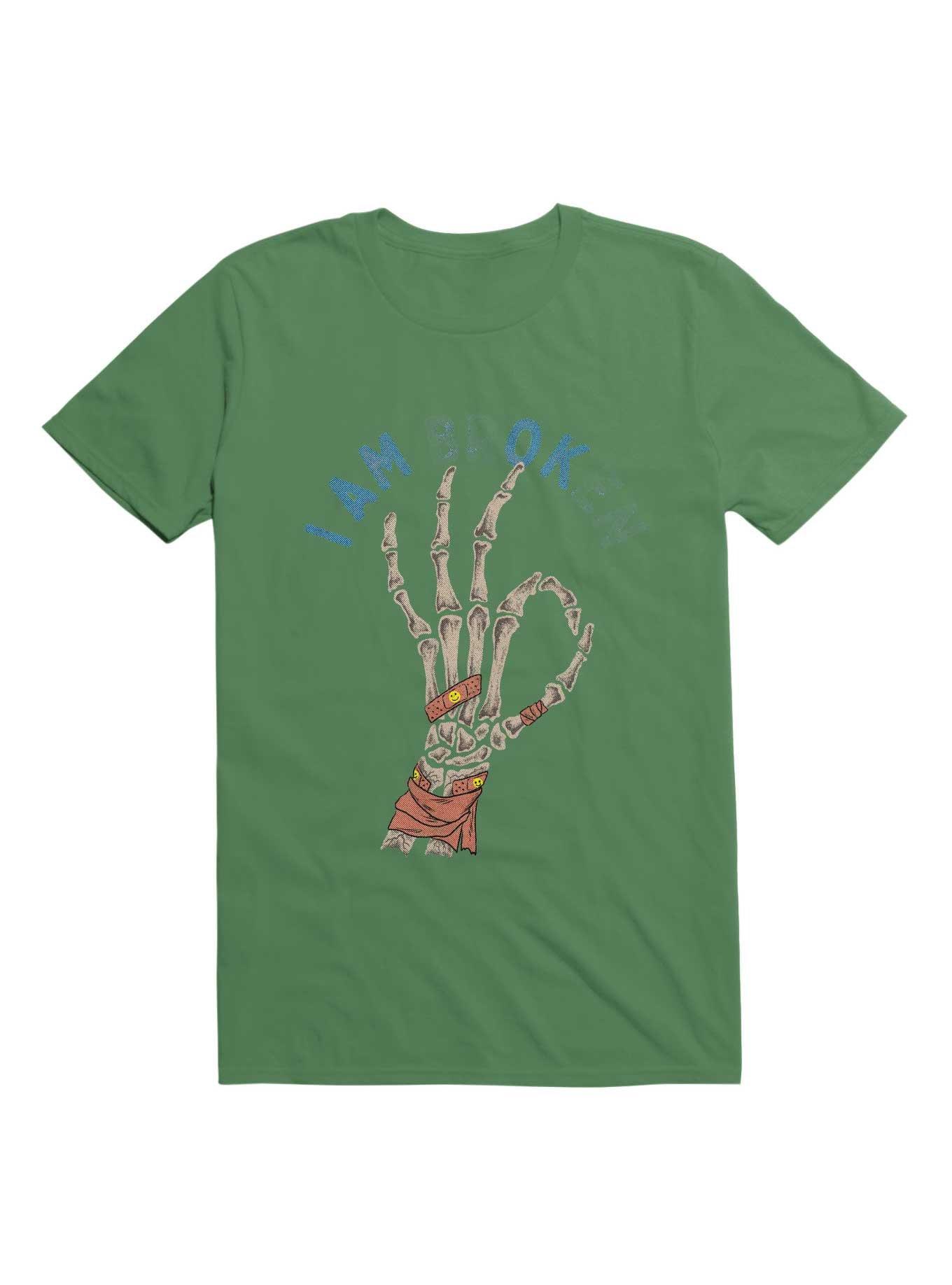 I Am Br(Ok)En T-Shirt, IRISH GREEN, hi-res