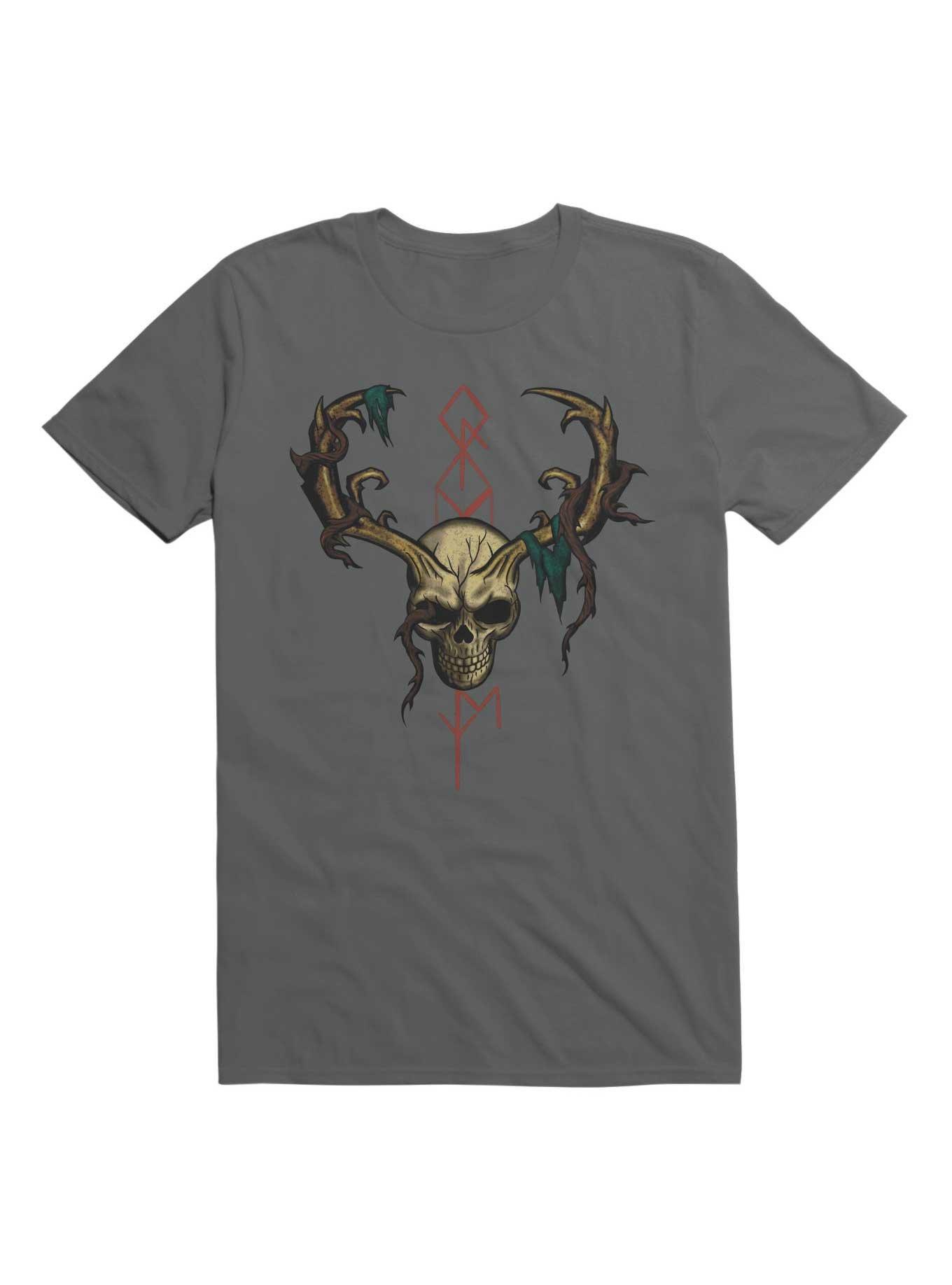 Old Bone Runes T-Shirt, CHARCOAL, hi-res