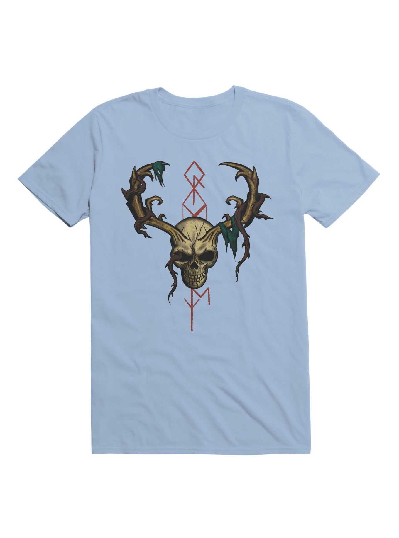 Old Bone Runes T-Shirt, LIGHT BLUE, hi-res