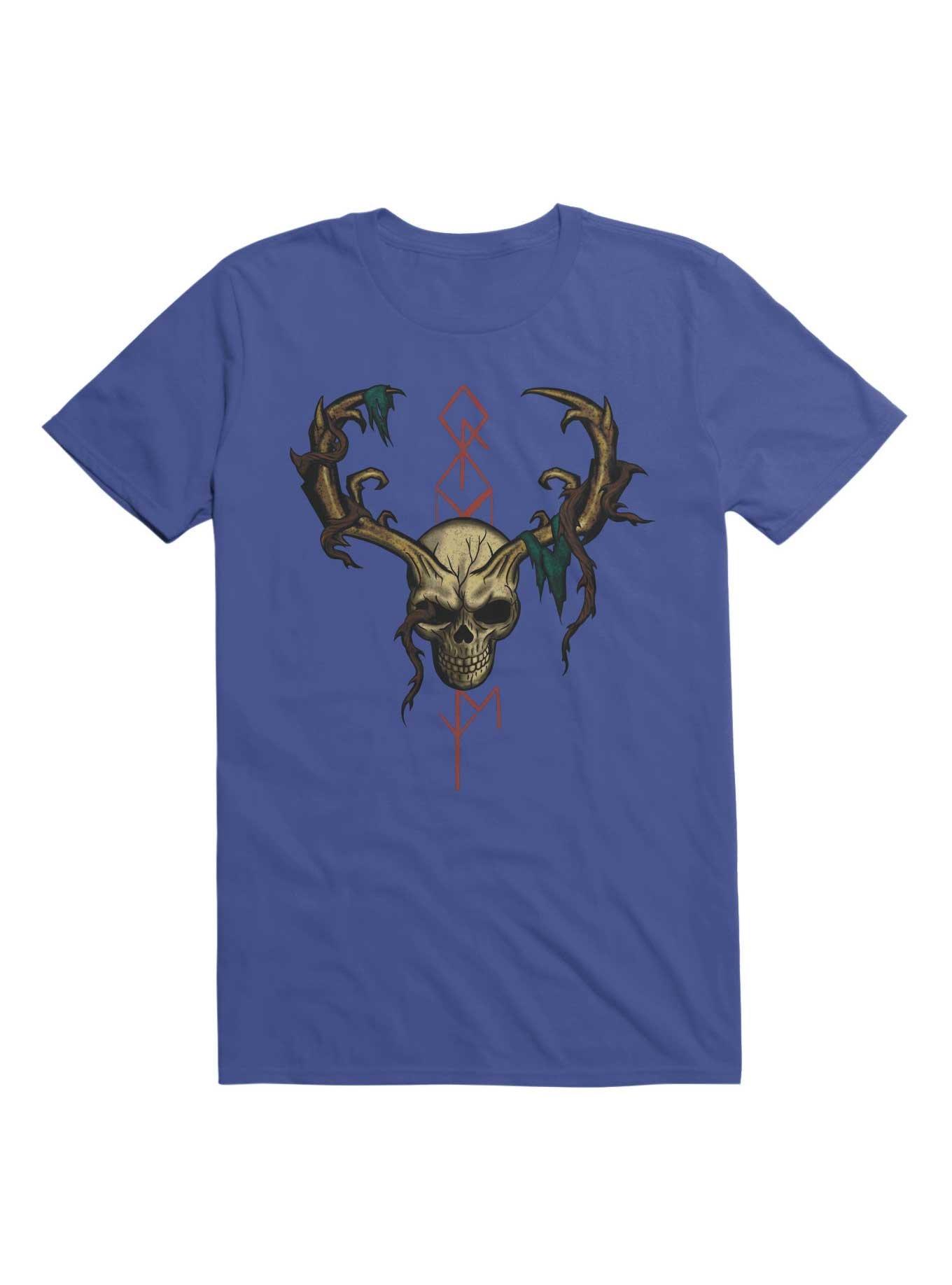 Old Bone Runes T-Shirt, ROYAL, hi-res