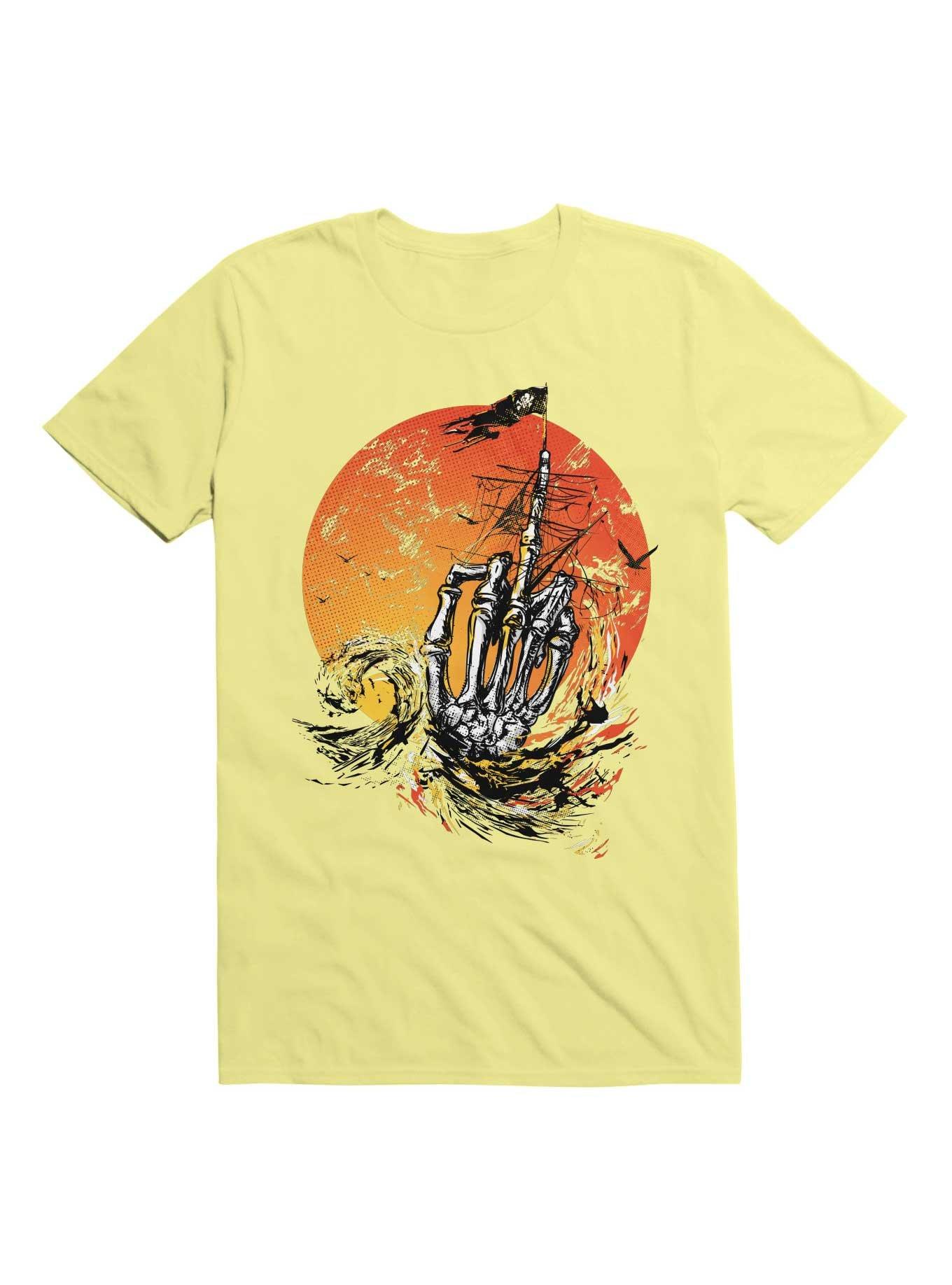 Sea Of Bones T-Shirt, CORN SILK, hi-res
