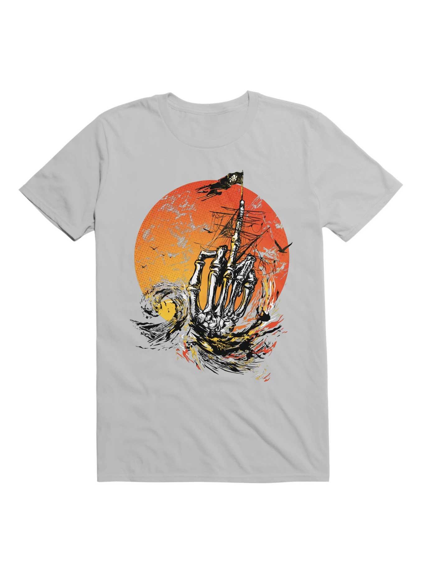 Sea Of Bones T-Shirt, ICE GREY, hi-res