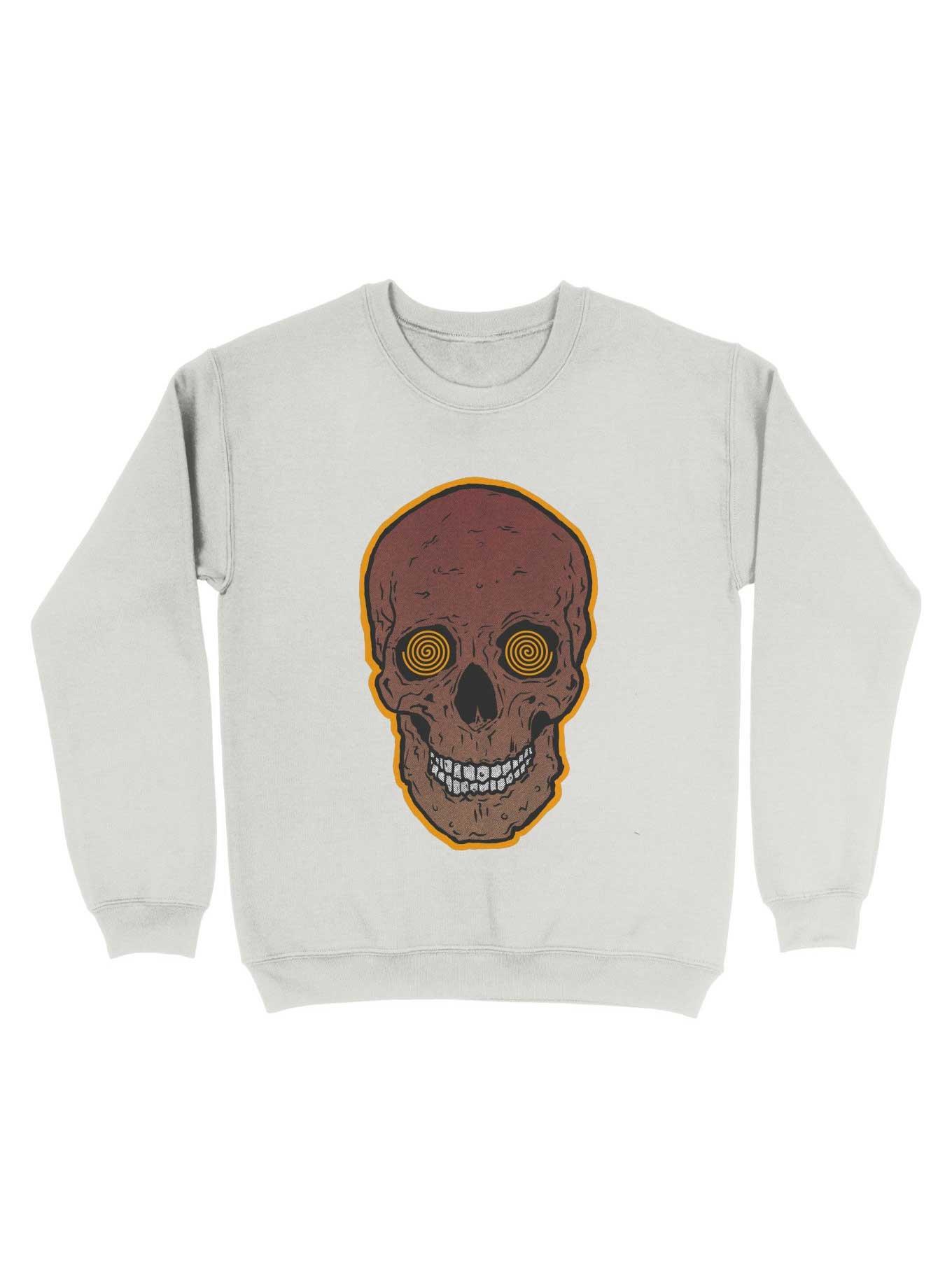 Hypnotic Skull! Sweatshirt, , hi-res