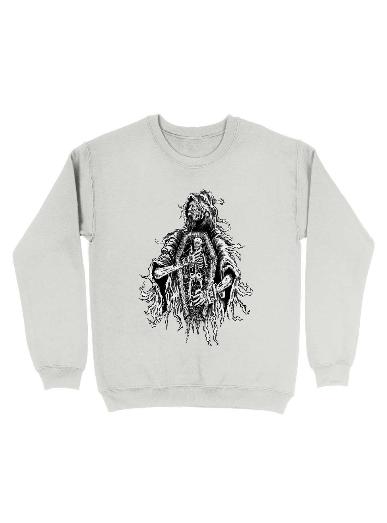 Side By Side Sweatshirt, WHITE, hi-res
