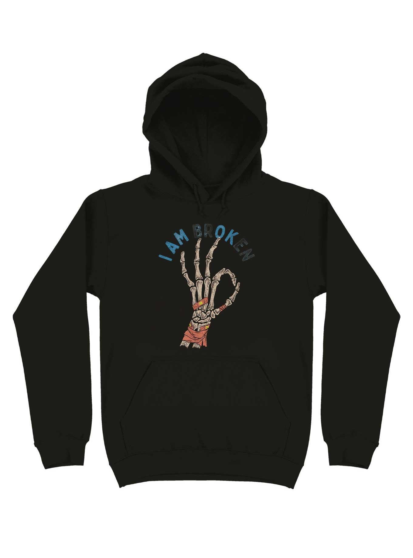 I Am Br(Ok)En Hoodie, BLACK, hi-res