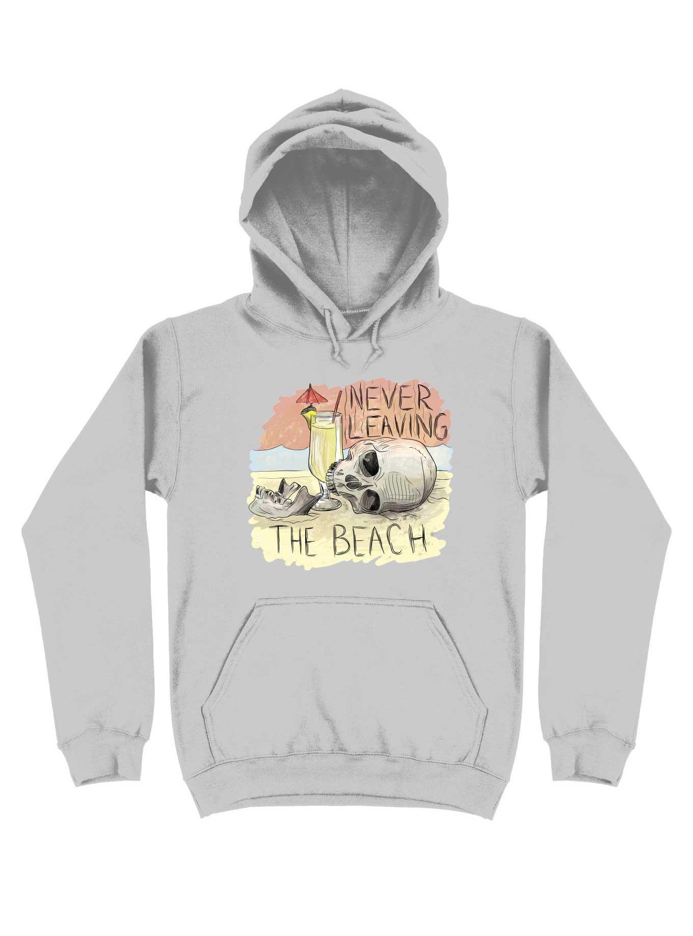 Never Leaving The Beach Hoodie, SPORT GRAY, hi-res