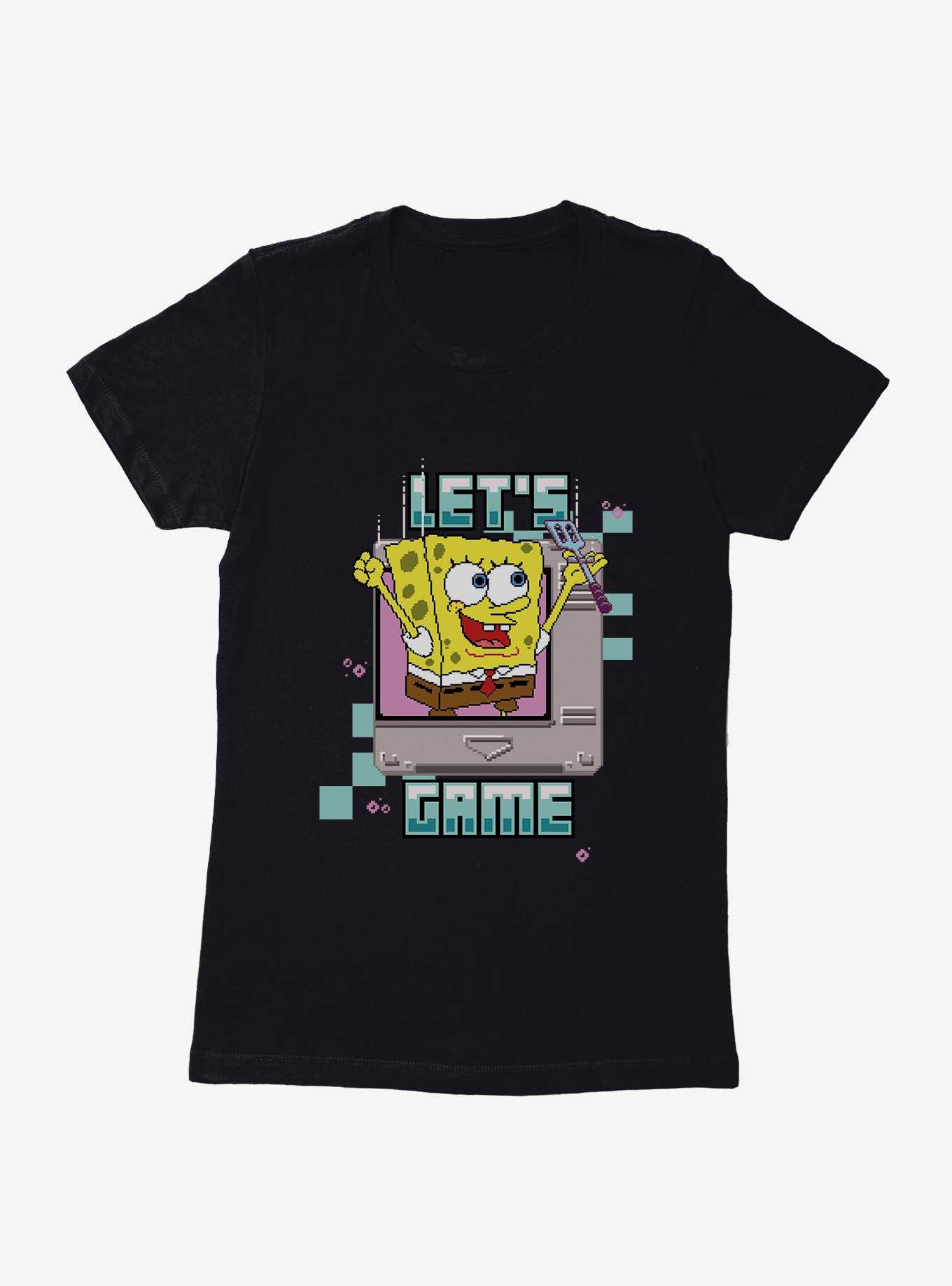 SpongeBob SquarePants Lets Game Spatula Womens T-Shirt, , hi-res