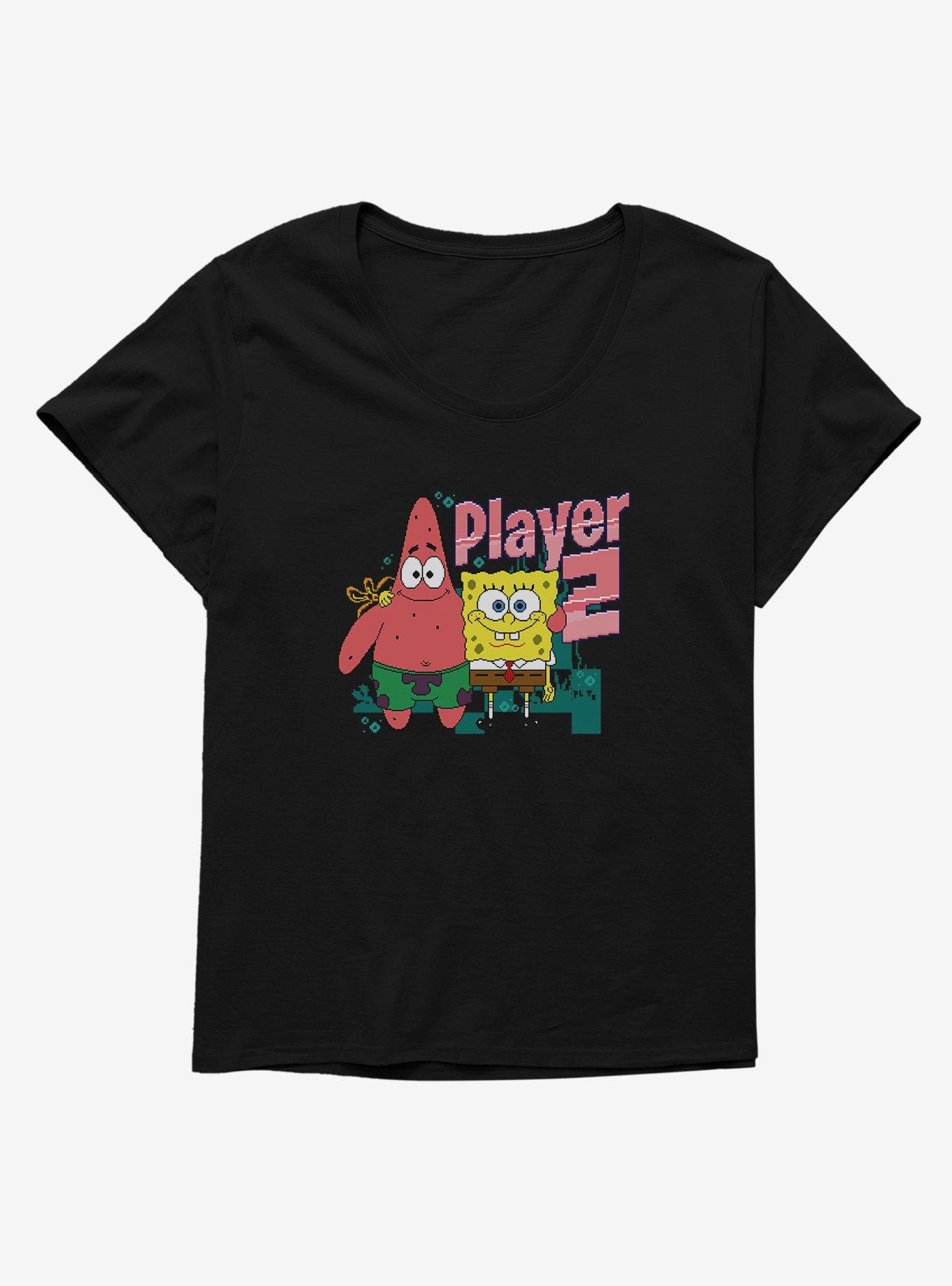 SpongeBob SquarePants Player 2 Duo Womens T-Shirt Plus Size, , hi-res