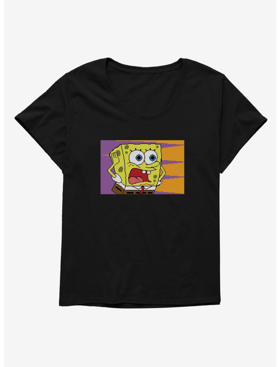 SpongeBob SquarePants Screaming Womens T-Shirt Plus Size, , hi-res