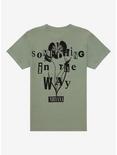 Nirvana Something In The Way Text Boyfriend Fit Girls T-Shirt, SEAFOAM, hi-res