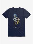 Rick And Morty Pose FIgures T-Shirt, MIDNIGHT NAVY, hi-res