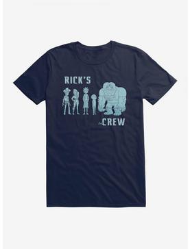 Rick And Morty Rick's Crew T-Shirt, MIDNIGHT NAVY, hi-res