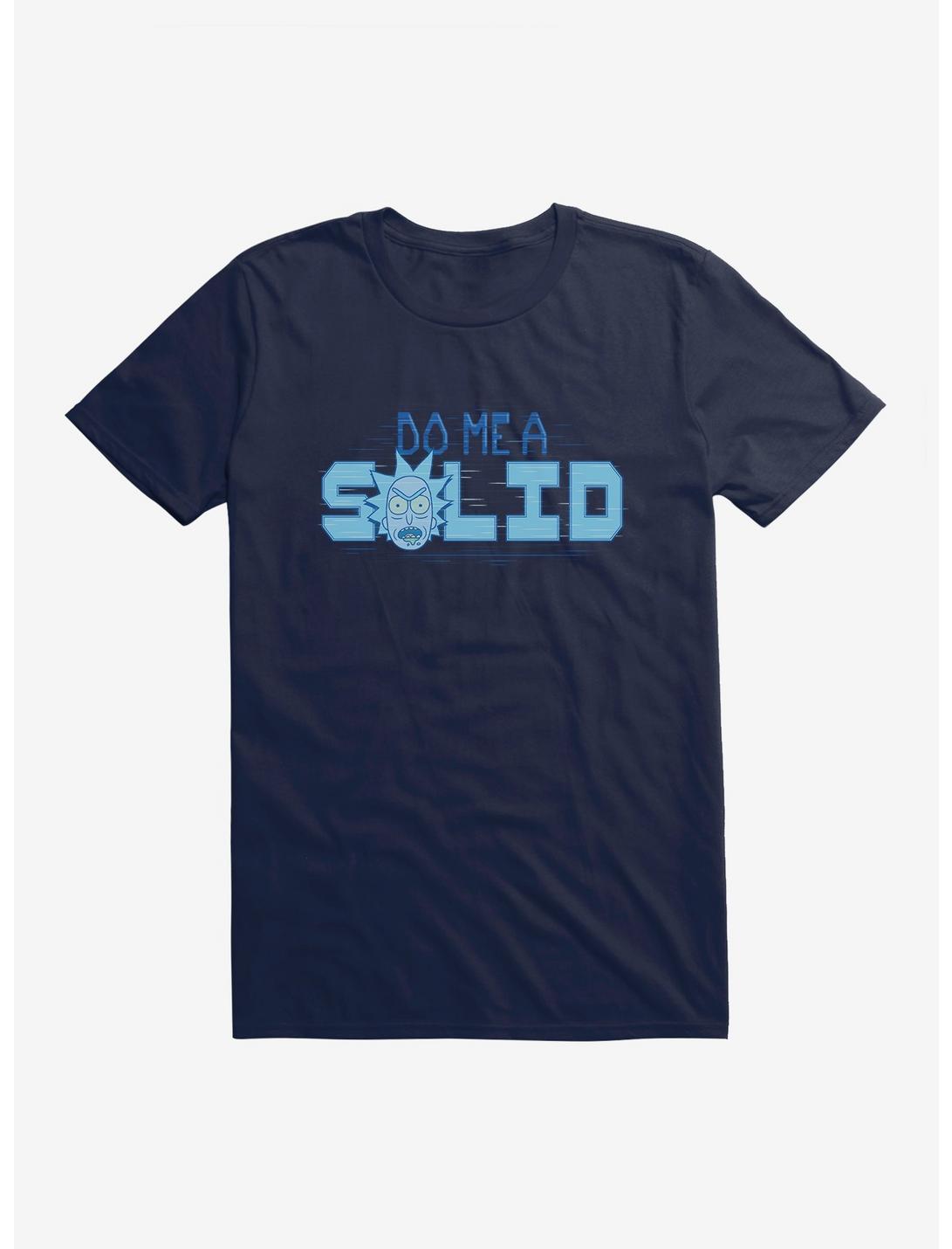 Rick And Morty Solid Rick T-Shirt, MIDNIGHT NAVY, hi-res