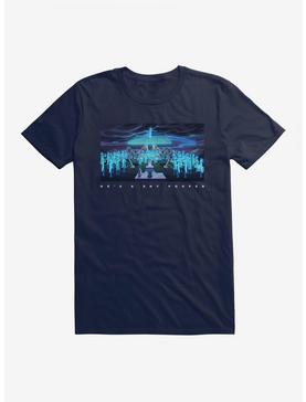 Rick And Morty Toilet Audience T-Shirt, MIDNIGHT NAVY, hi-res