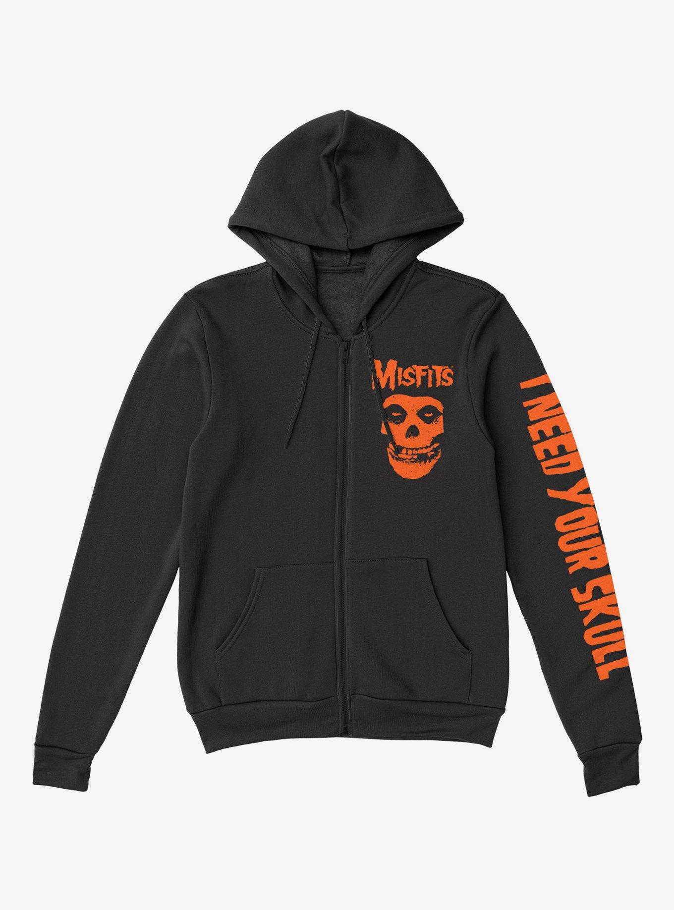 Skeleton hoodie zip discount up hot topic