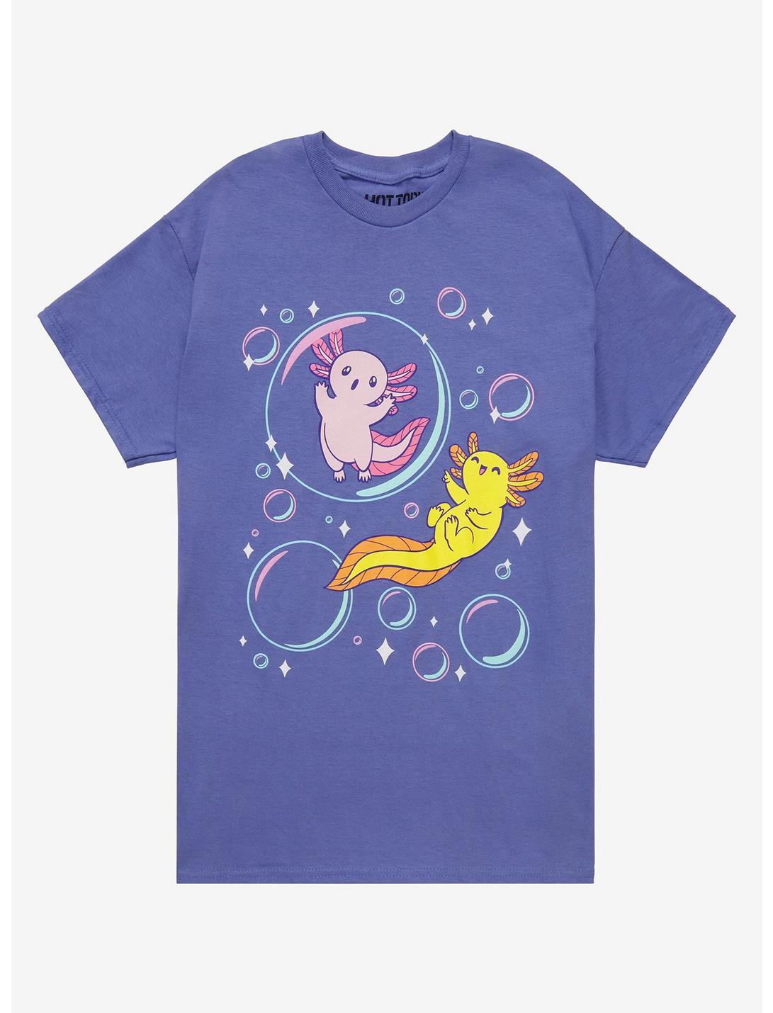 Axolotls & Bubbles Pastel T-Shirt, MULTI, hi-res