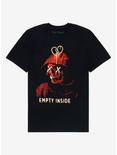 Empty Inside Skeleton T-Shirt, RED, hi-res