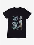 Rick And Morty Rick's Plan Womens T-Shirt, , hi-res
