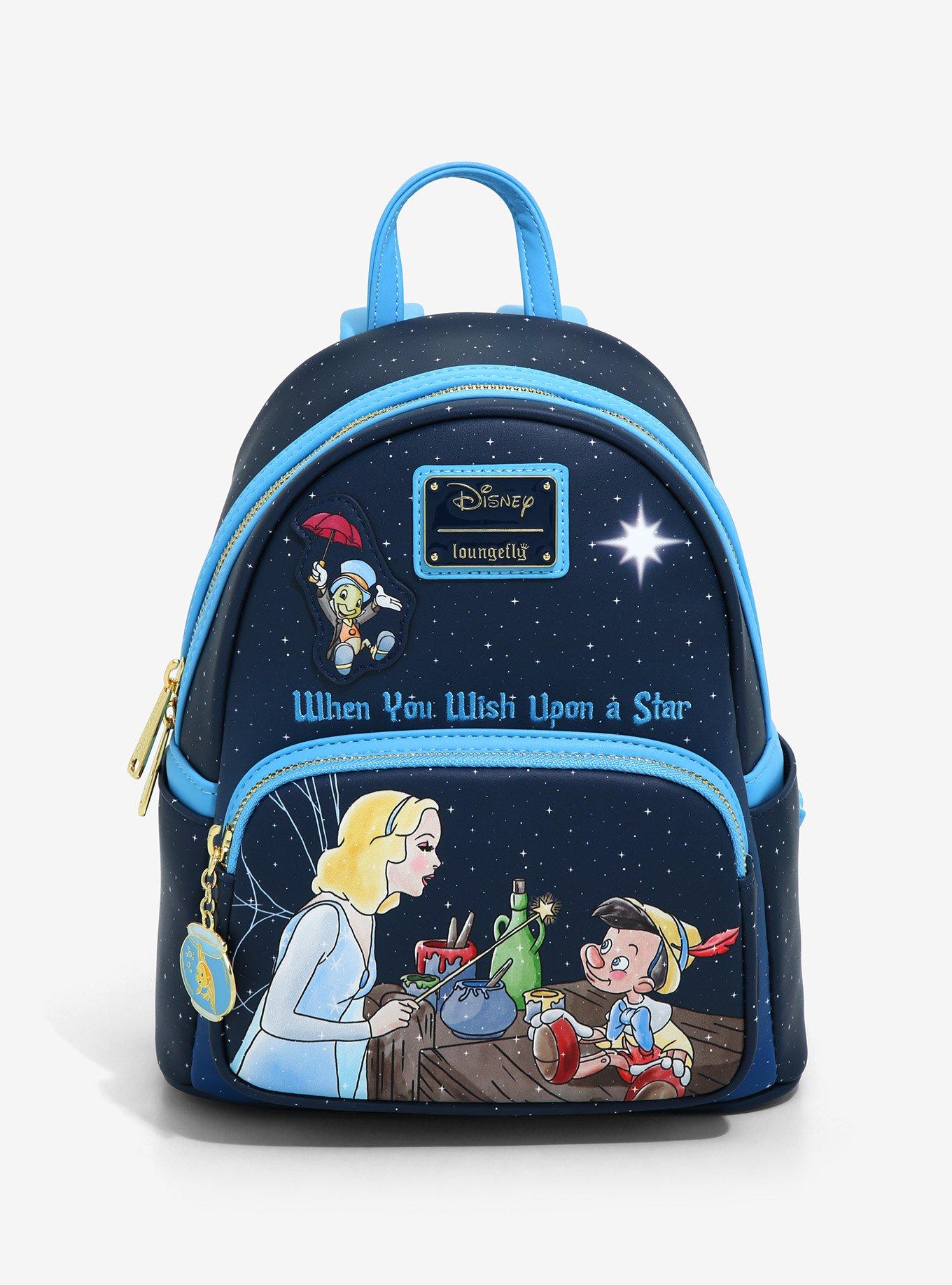 Loungefly Disney Pinocchio When You Wish Upon a Star Mini Backpack