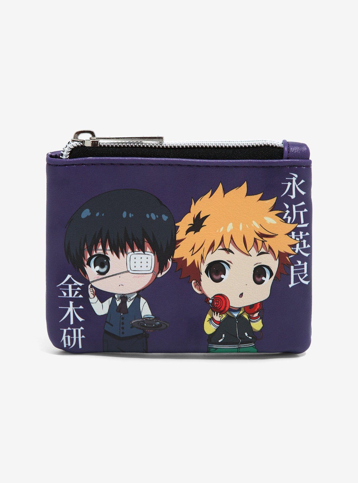 Tokyo Ghoul Ken & Hide Chibi Portraits Coin Purse - BoxLunch Exclusive, , hi-res