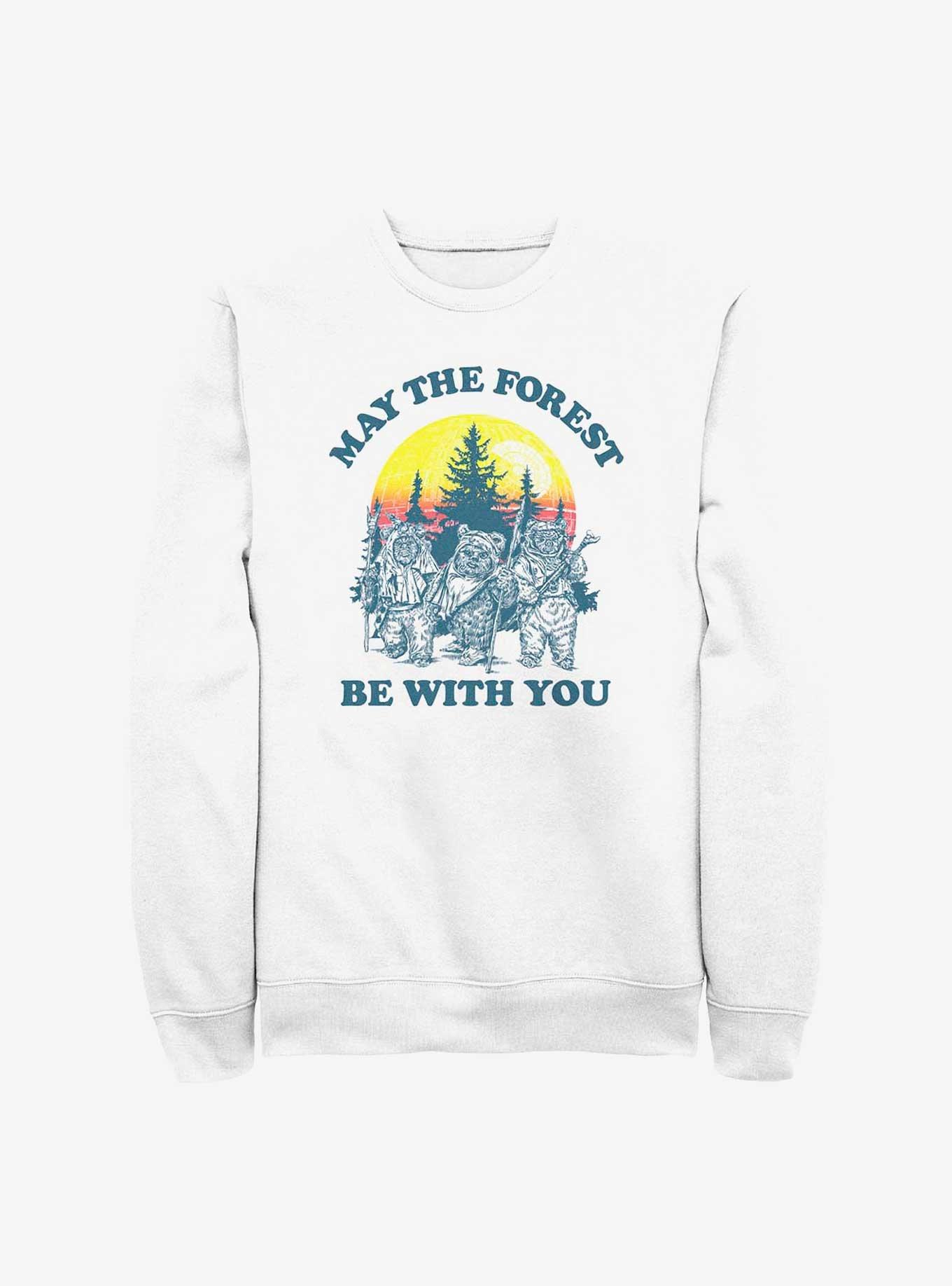 Star Wars Ewok Sunset Redux Sweatshirt, WHITE, hi-res