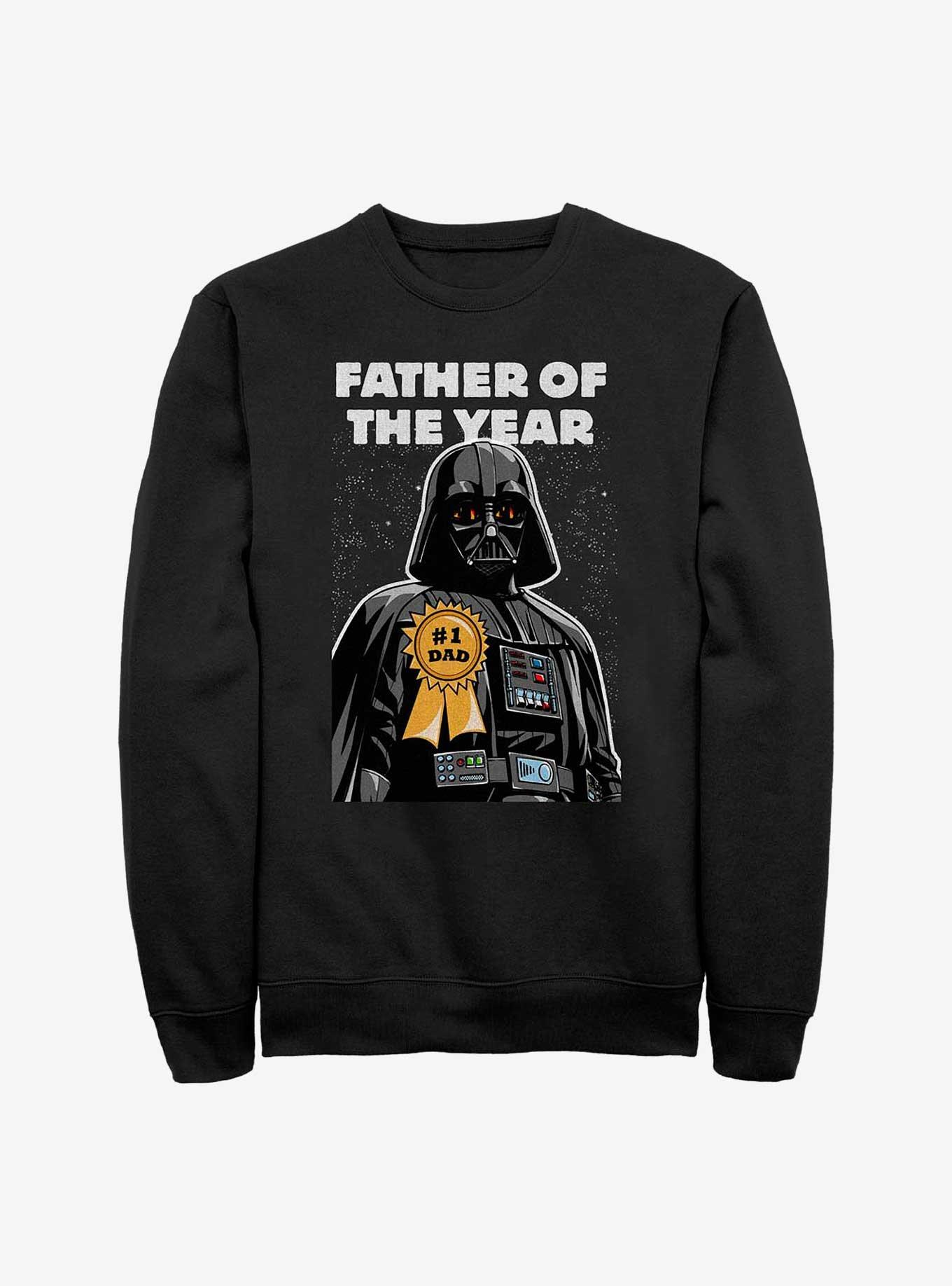 Star Wars Father's Day Father Of The Year Sweatshirt, BLACK, hi-res