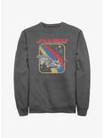 Star Wars Retro Falcon Sweatshirt, CHAR HTR, hi-res