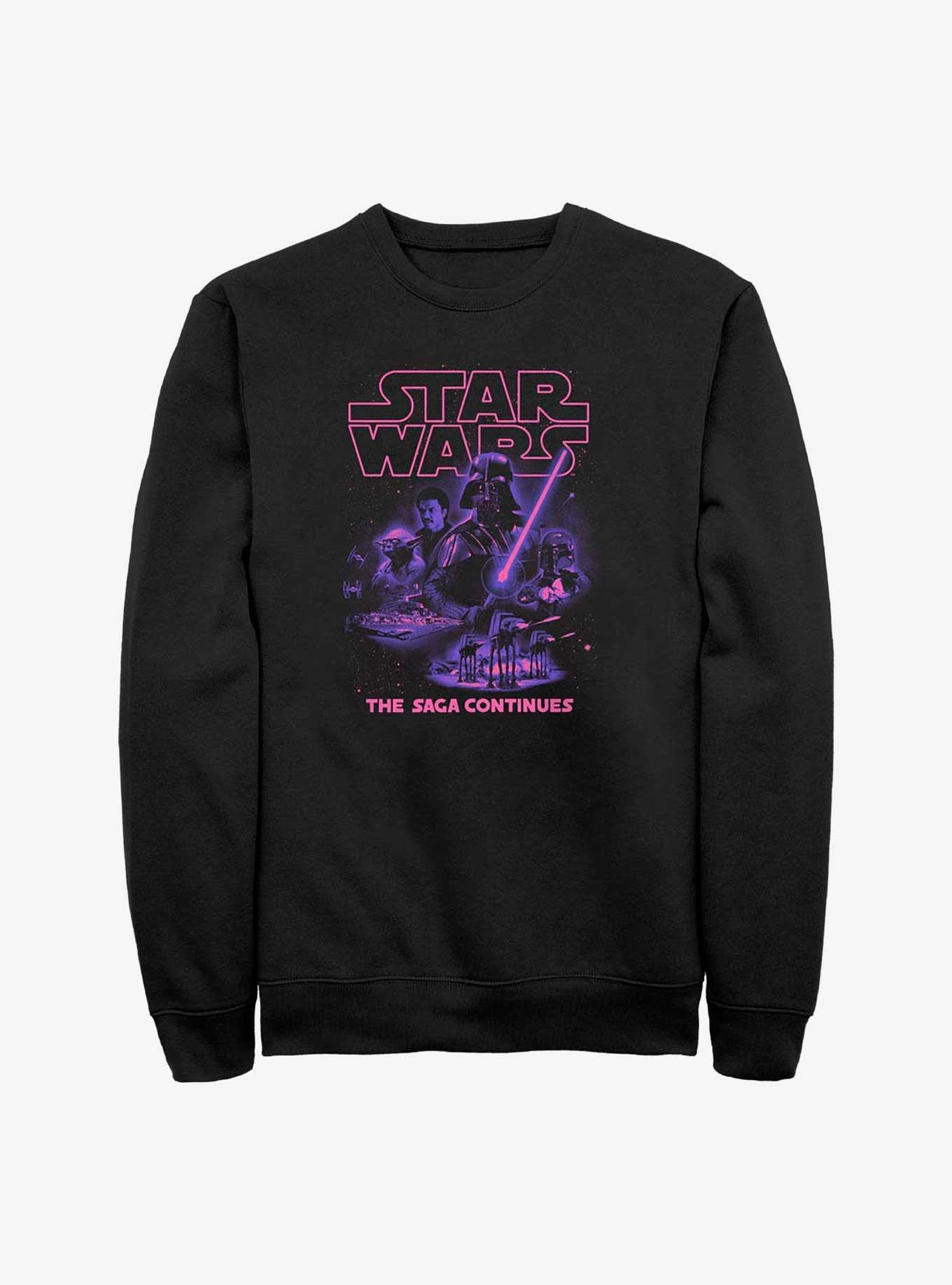 Star Wars Saga Continues Sweatshirt, BLACK, hi-res
